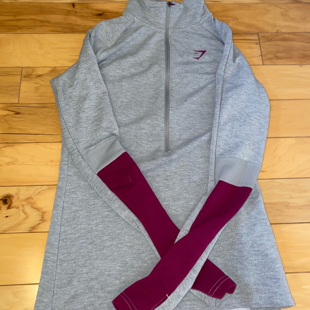 Gymshark half zip small